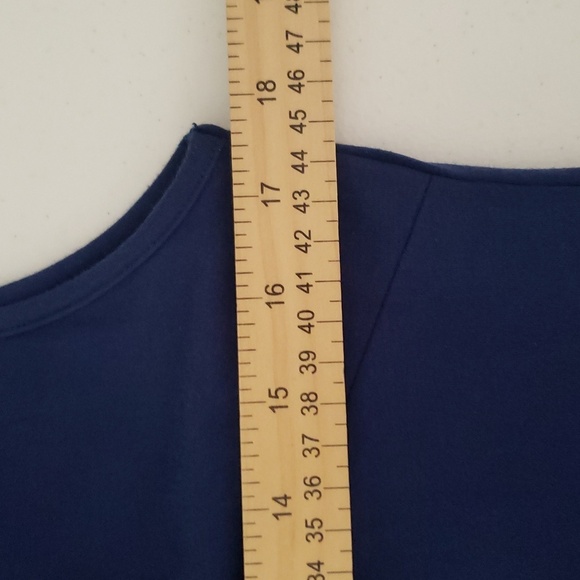 Vfish Mini Sheath Dress Medium Blue Sleeveless Vacation Resortwear Sundress - Picture 10 of 14